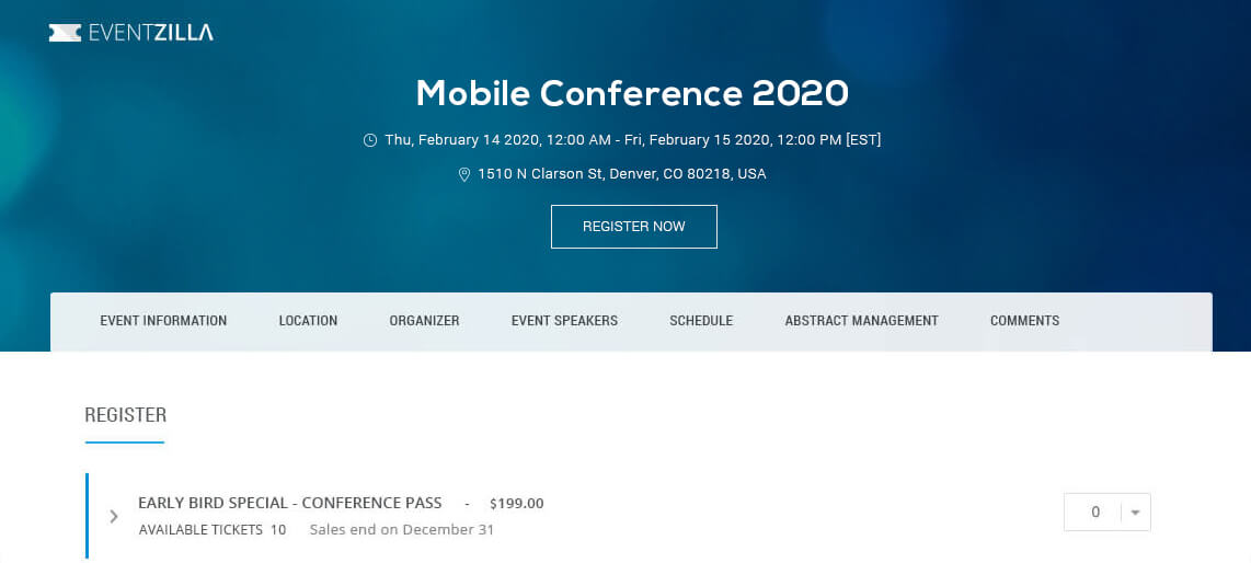 Beautiful Event Websites